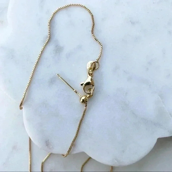 GOLD Cross Necklace for woman | Dainty Cross Necklace | CZ Pendant Cross Pendant - Picture 3 of 5